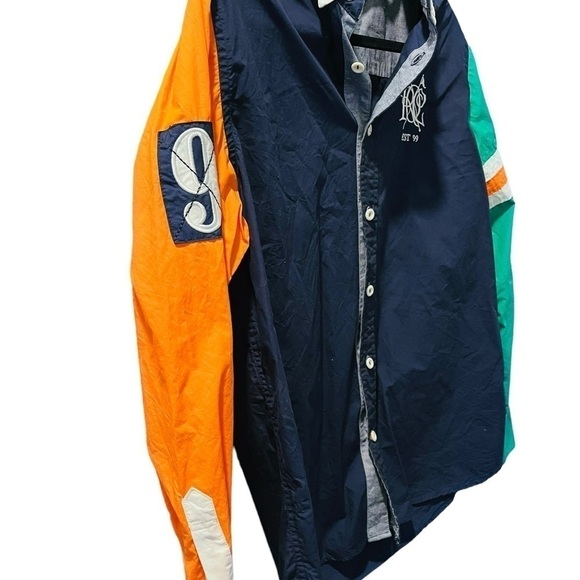 Rocawear Y2K Long Sleeve Button Down Streetwear Embroidered Shirt Size Large - Picture 4 of 7